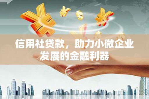 尧都信用社贷款，助力小微企业发展的金融利器