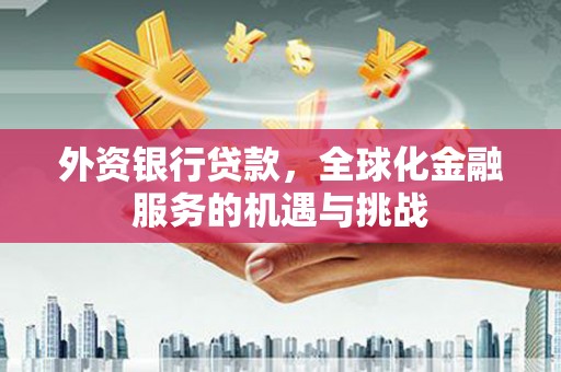 尧都外资银行贷款，全球化金融服务的机遇与挑战