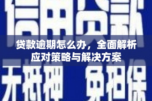 尧都贷款逾期怎么办，全面解析应对策略与解决方案